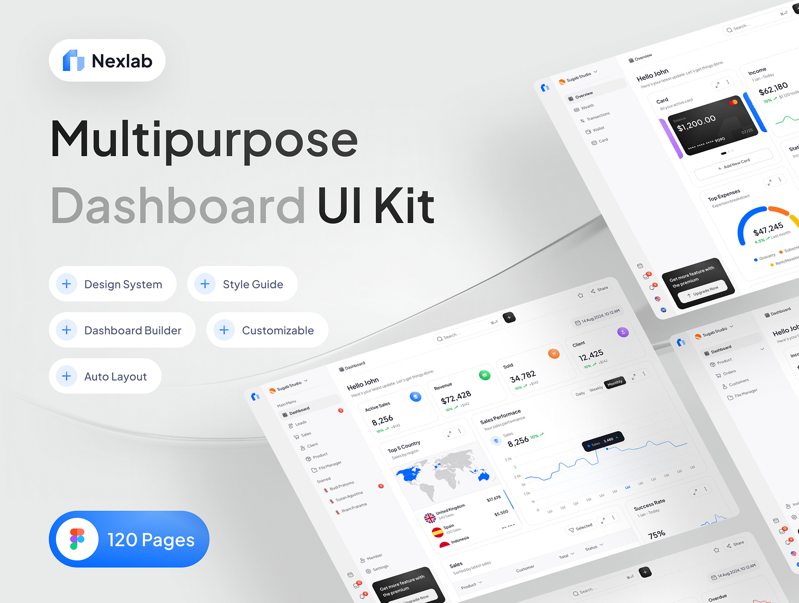 Nexlab Dashboard Saas UI Kit