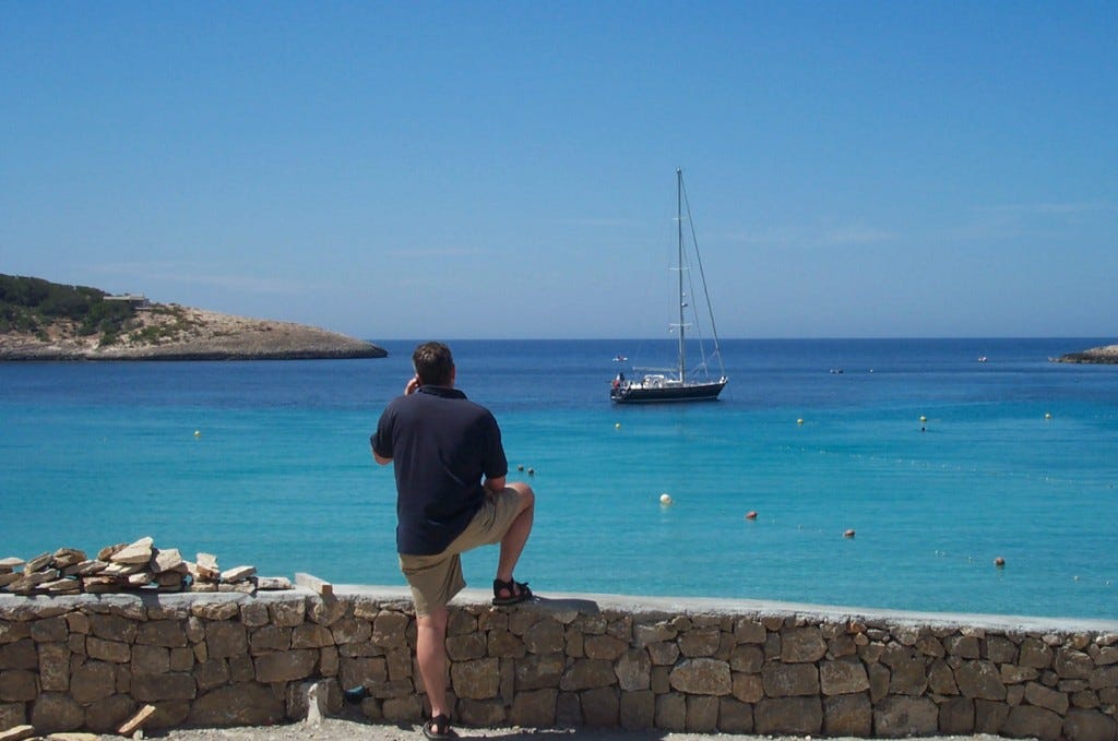 Mark on Phone Ibiza
