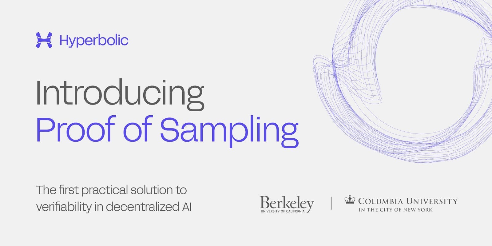 Hyperbolic Introduces Novel, Practical Solution to the Problem of Verification in Decentralized AI