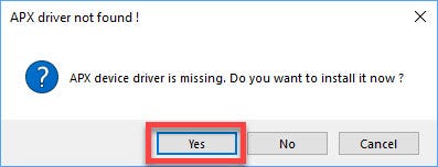 Download apx driver windows 7