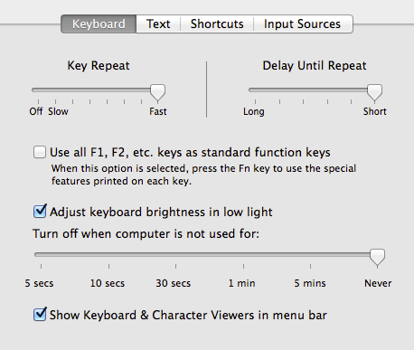 Key repeat time что это