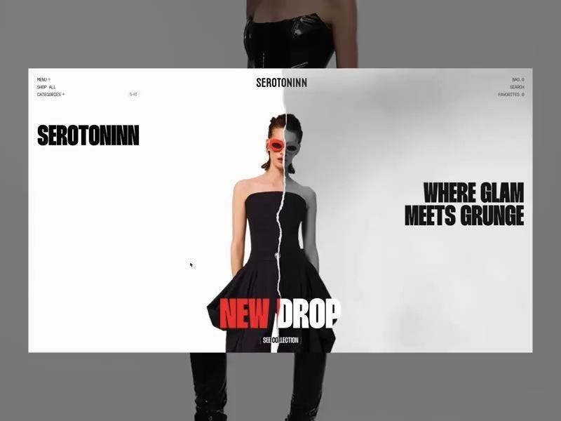 Serotoninn Ecommerce Website // Case Study_Vol.1.0