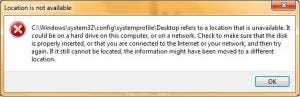 Location not available for Linux file system folders