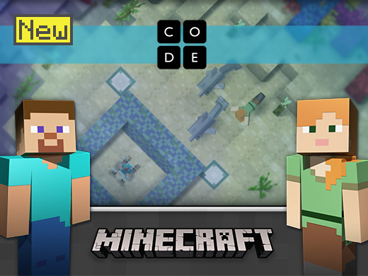 140 new Hour of Code tutorials including a new Minecraft 