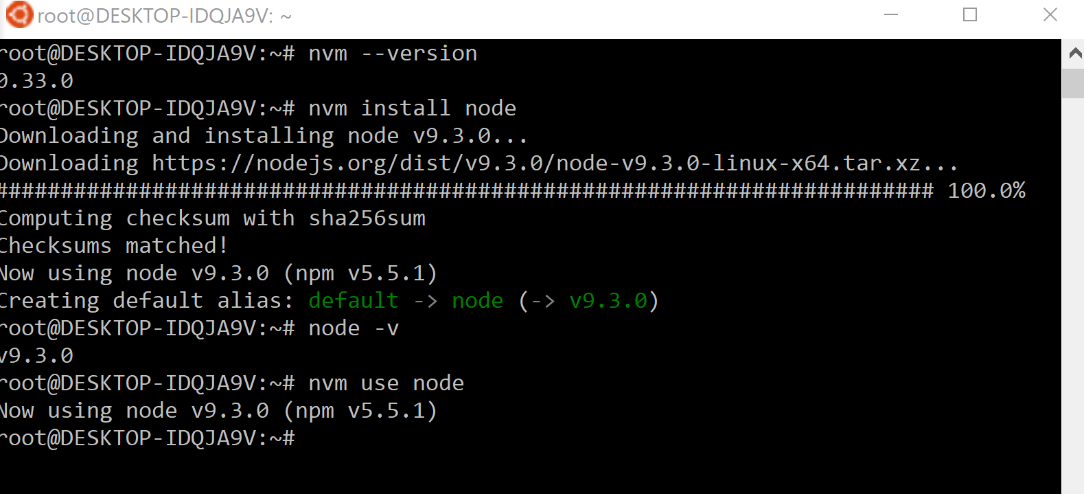how to install nvm on windows 10 using cmd