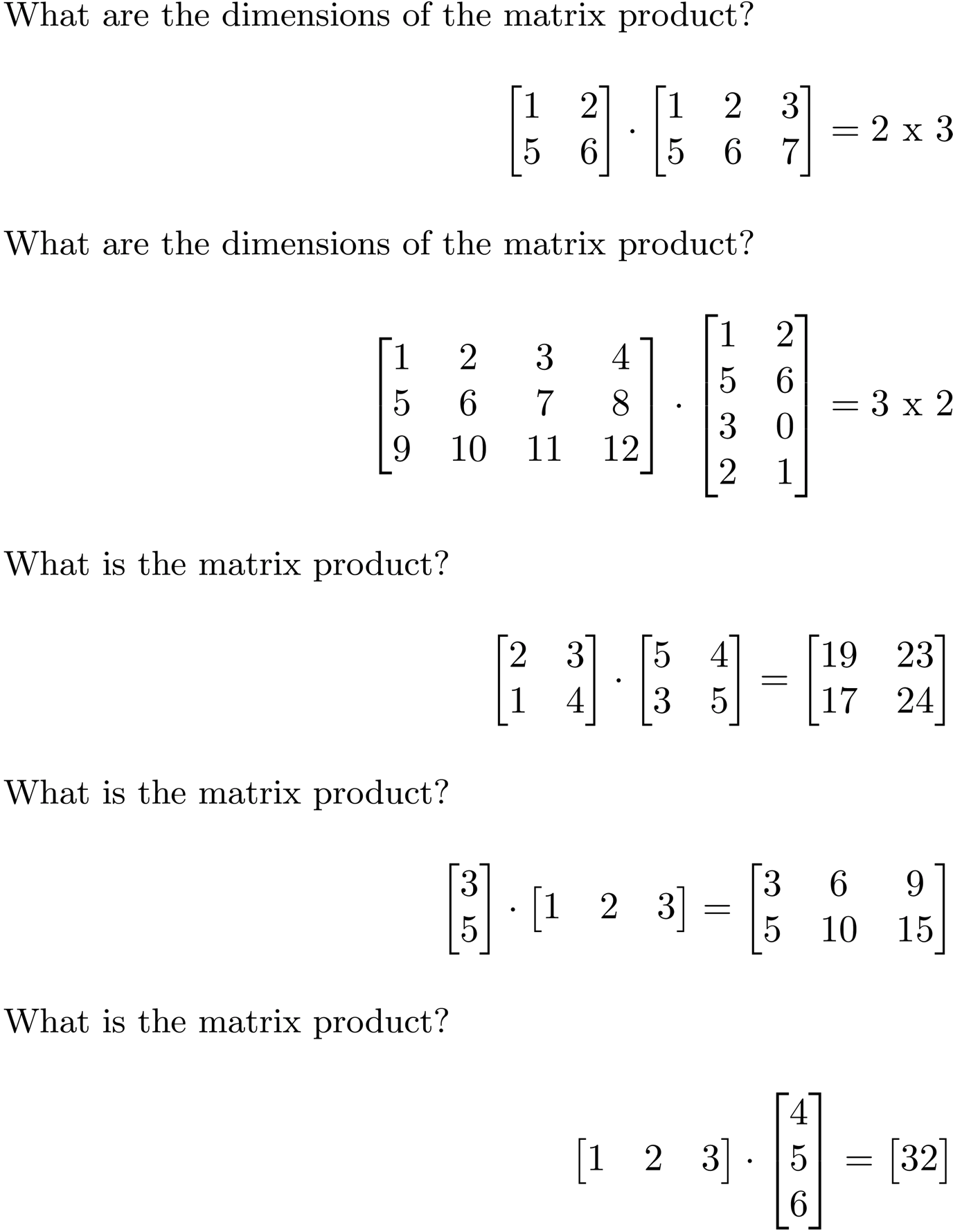 matrix np multiplication cheat learning â€“ sheet deep algebra Towards Linear for