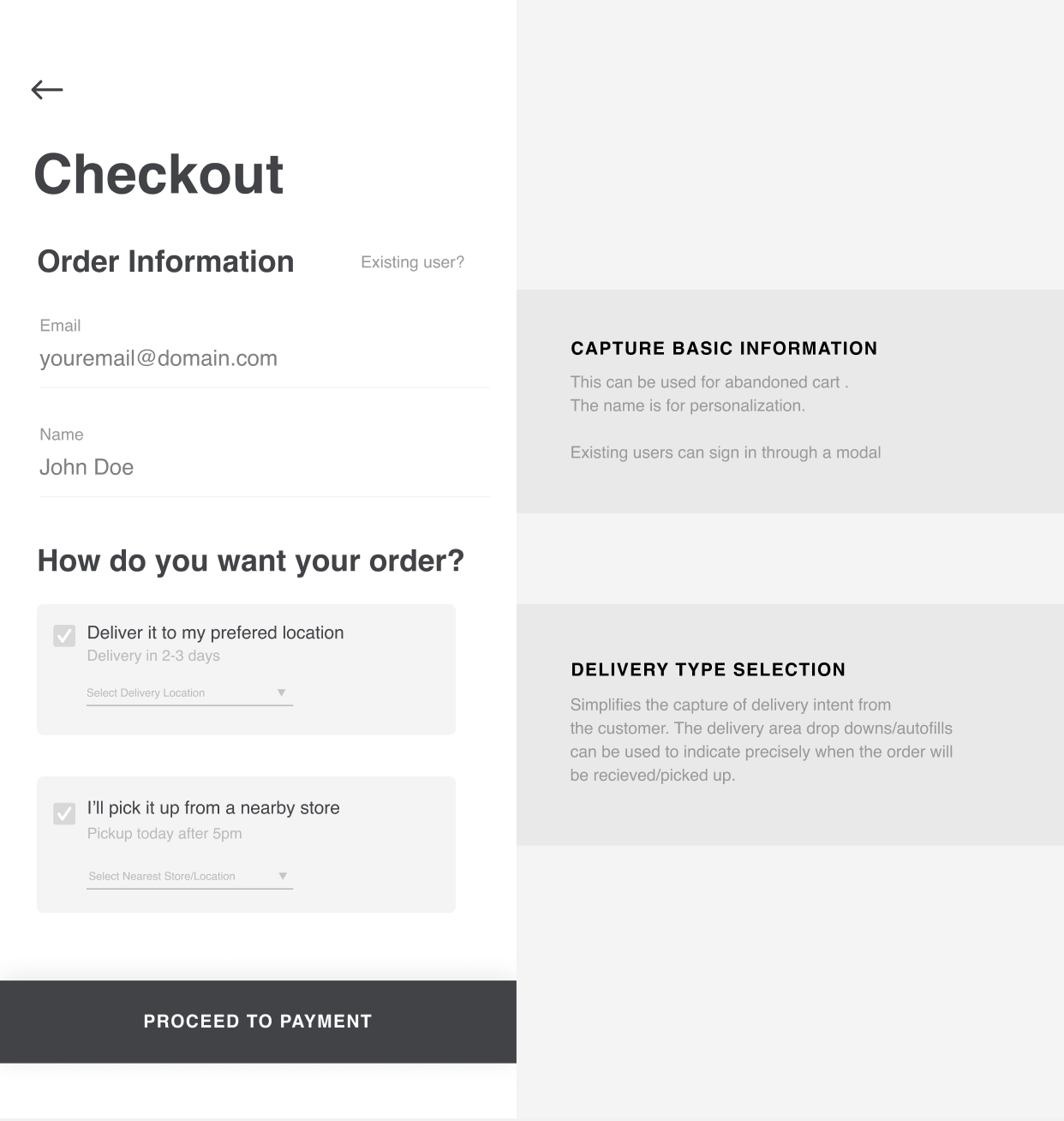 Payment-first checkout experience — a UX exploration 4