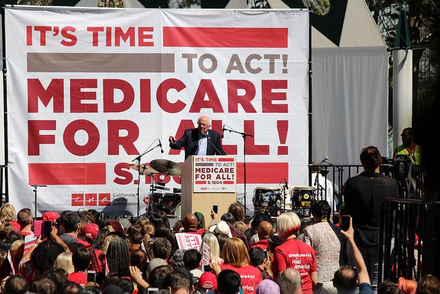 Thank you Sen. Sanders for leading the way on the people’s movement for Medicare for all. Thank you Sen. Sanders for leading the way on the people’s movement for Medicare for all.