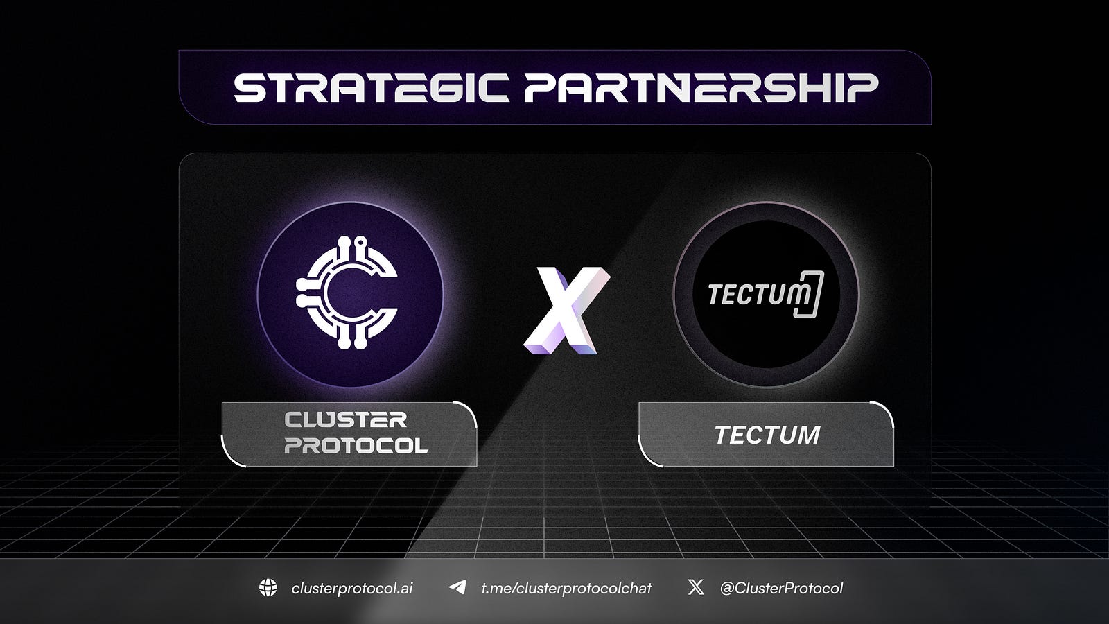 Cluster Protocol Partners with Tectum: Unlocking New Frontiers in Decentralized AI and Blockchain