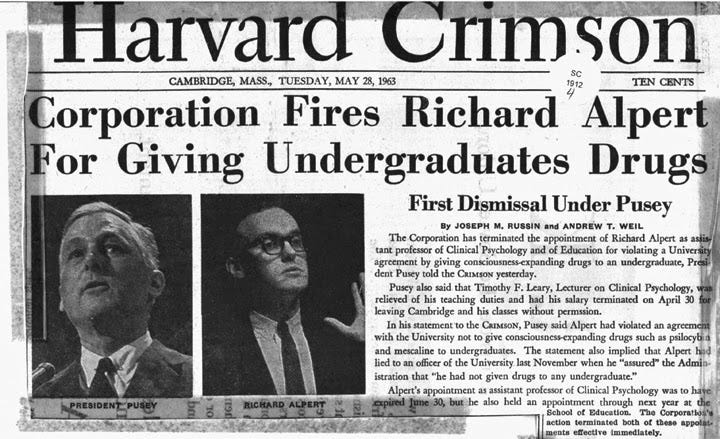 The party came to an end for Alpert and Leary in May of 1963.