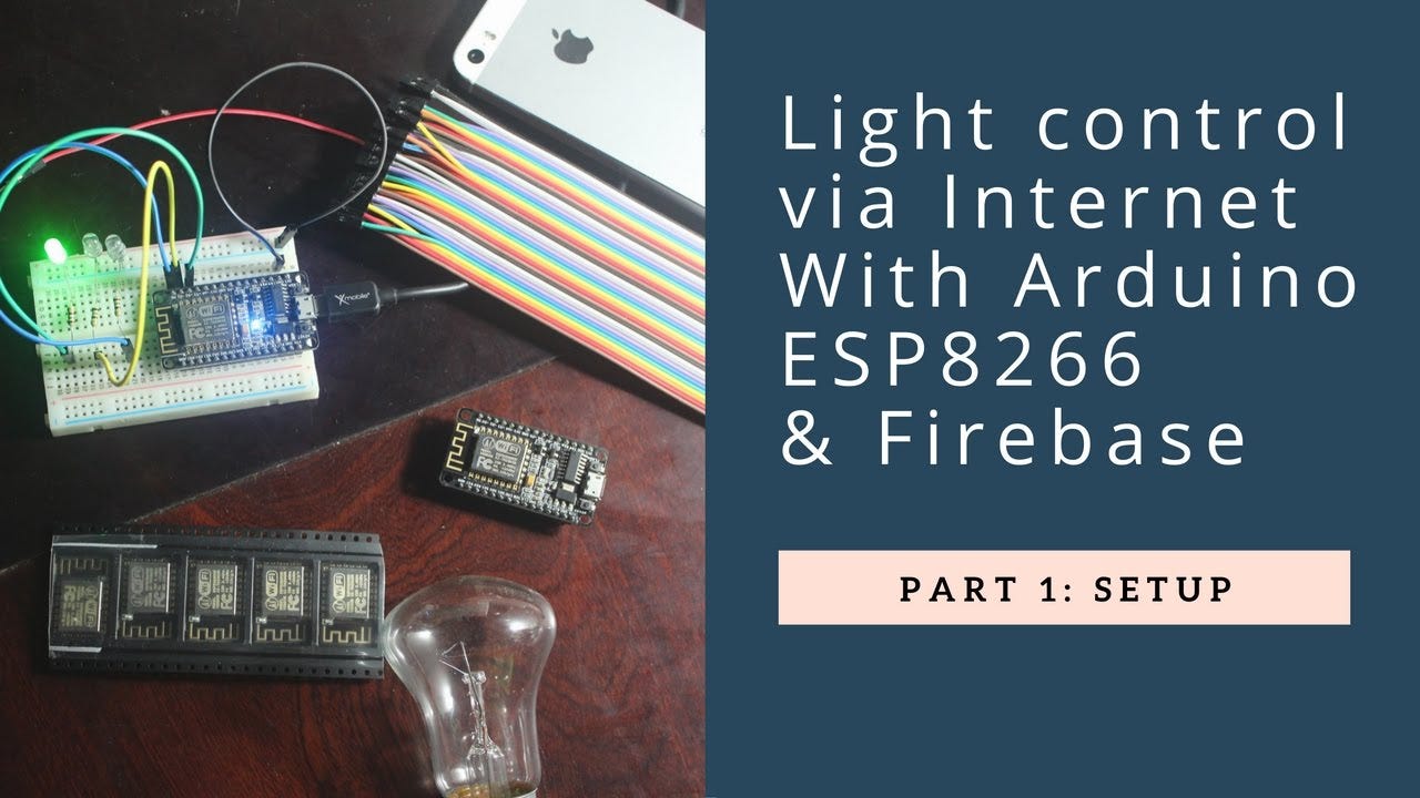 Iot Internet Lighting Control Use Esp8266 Arduino