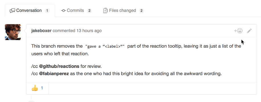 markdown, mentions, reactions, oh my!
