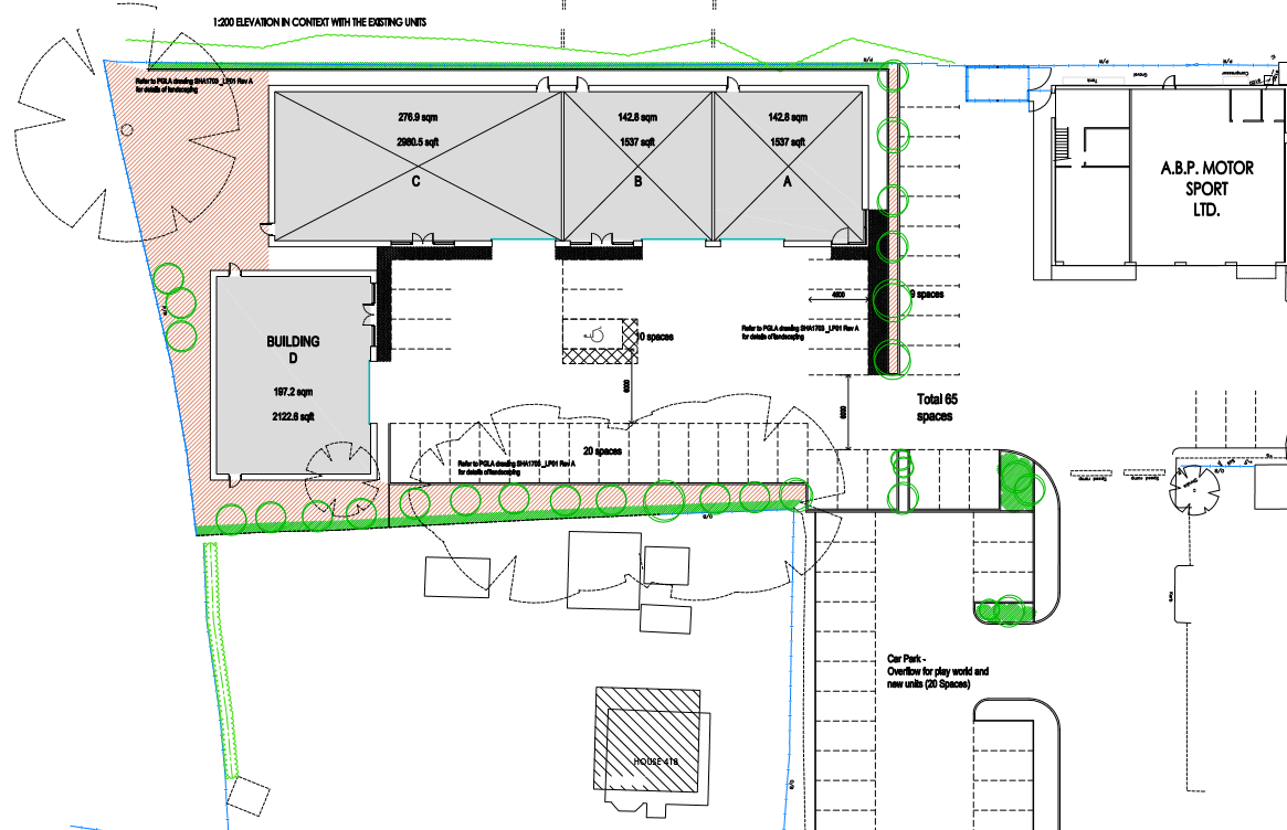 Planning Application Construction  of two single storey 