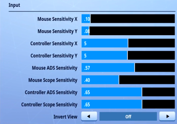 maybe this is too much sensibility for a newbie - sensibilidad pro players fortnite