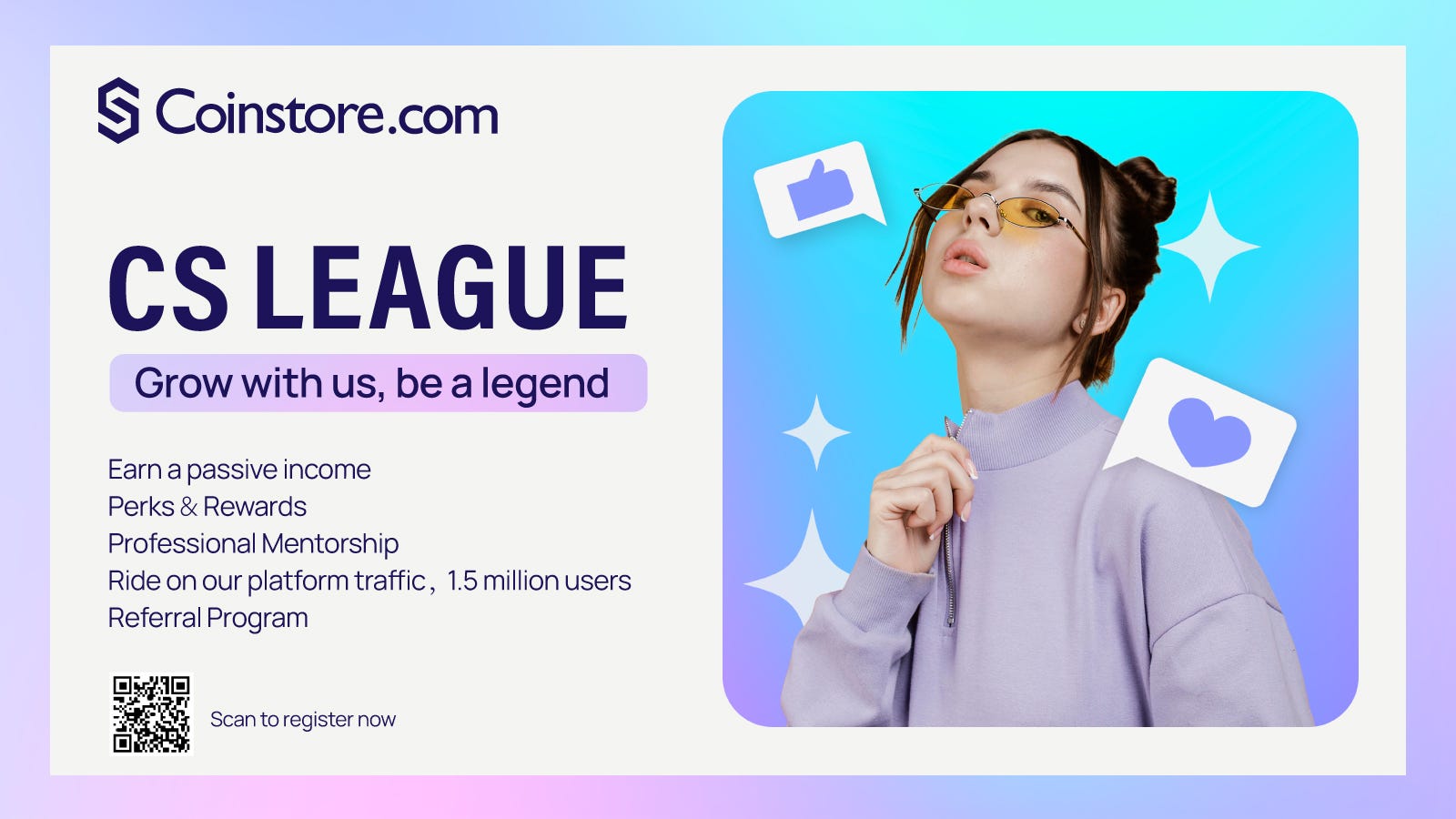 Grow With Us, Be A Legend: Coinstore Invites KOLs To Join Its CS League Partnership Program
