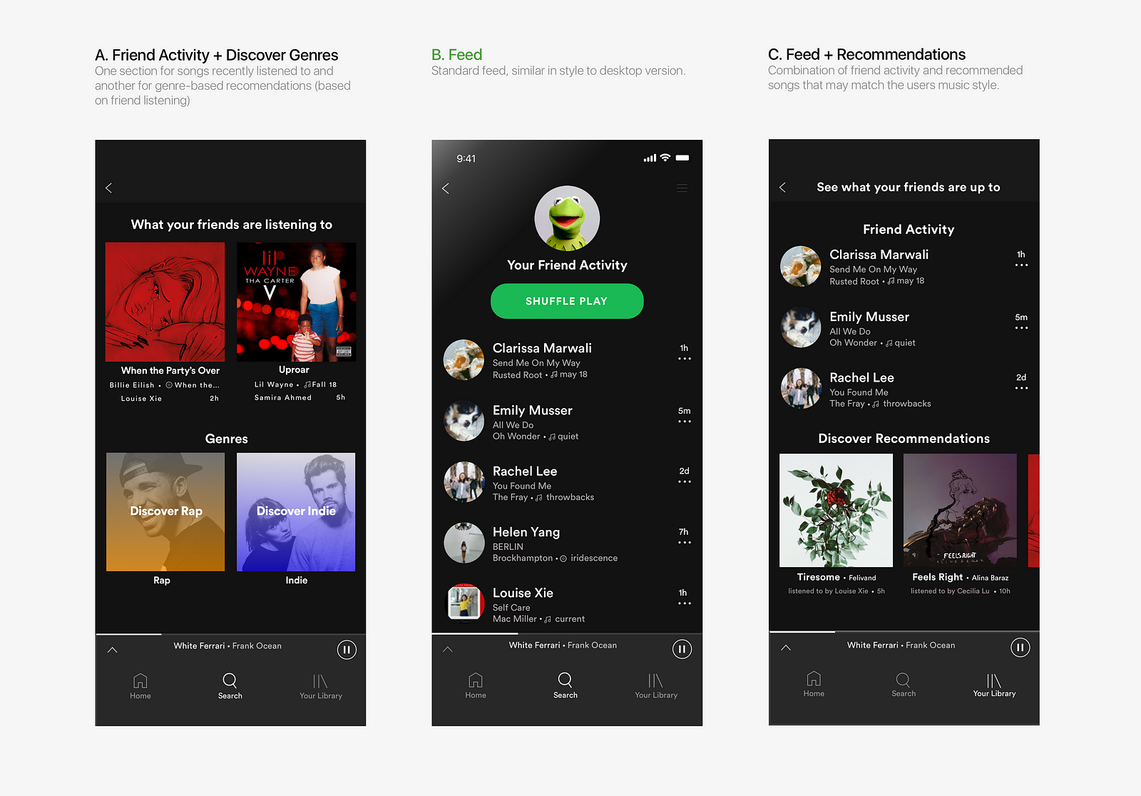 Spotify Mobile Case Study: Integrating Friend Activity