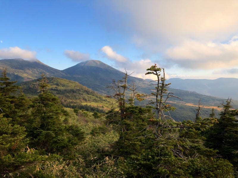 Aomori Prefecture’s Hakkoda mountain range during autumn