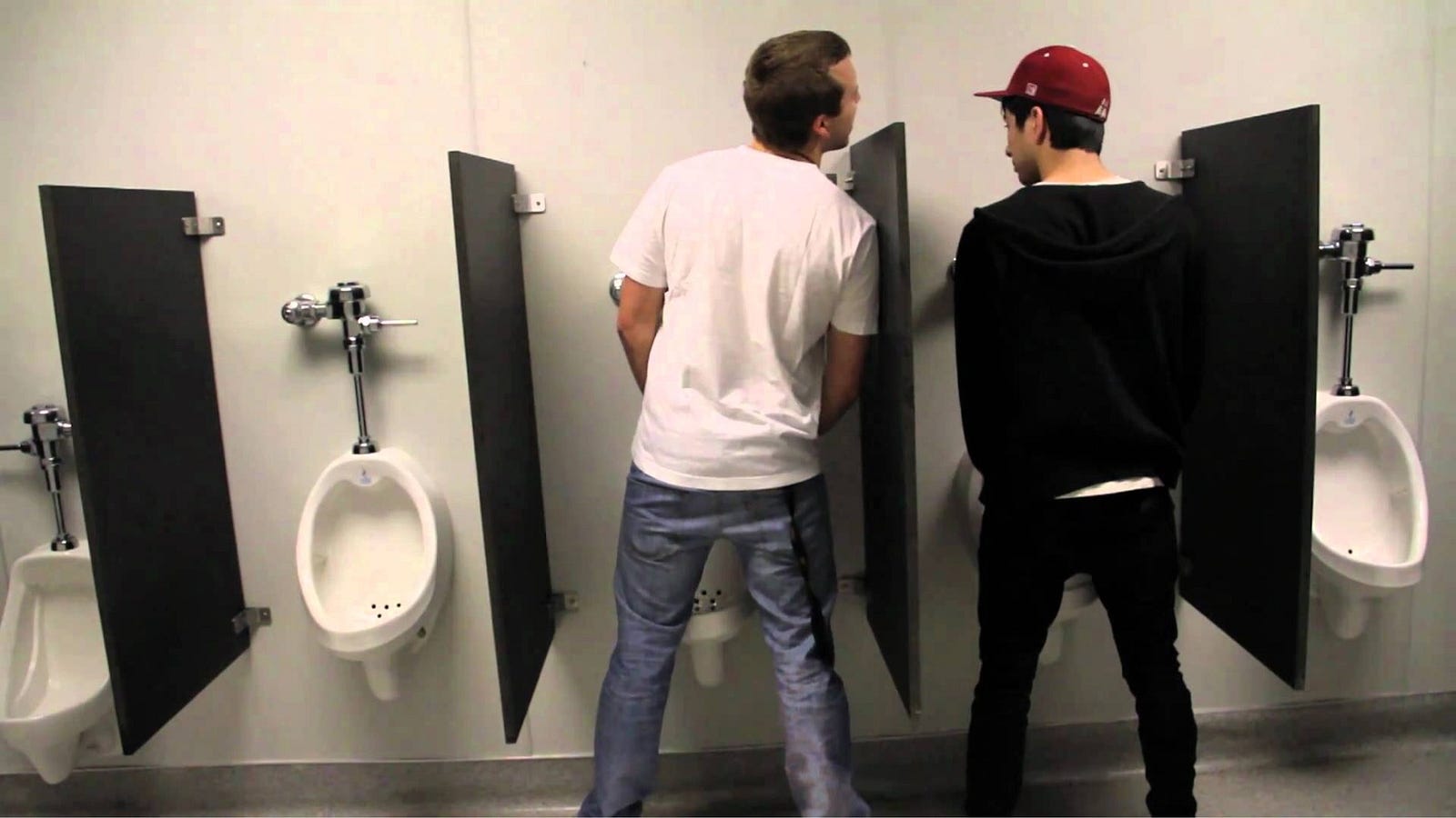 Image result for men at a urinal