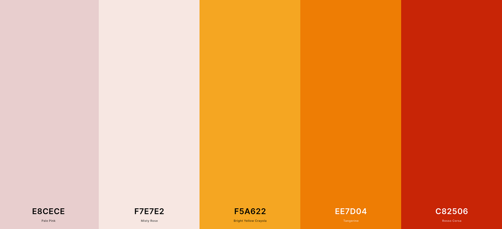 Designing a Captivating Presentation color palette