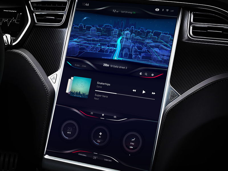 Mind blowing concepts of car user interfaces Muzli Design Inspiration