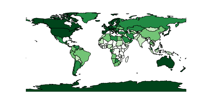 Mapping With Matplotlib, Pandas, Geopandas And Basemap In Python