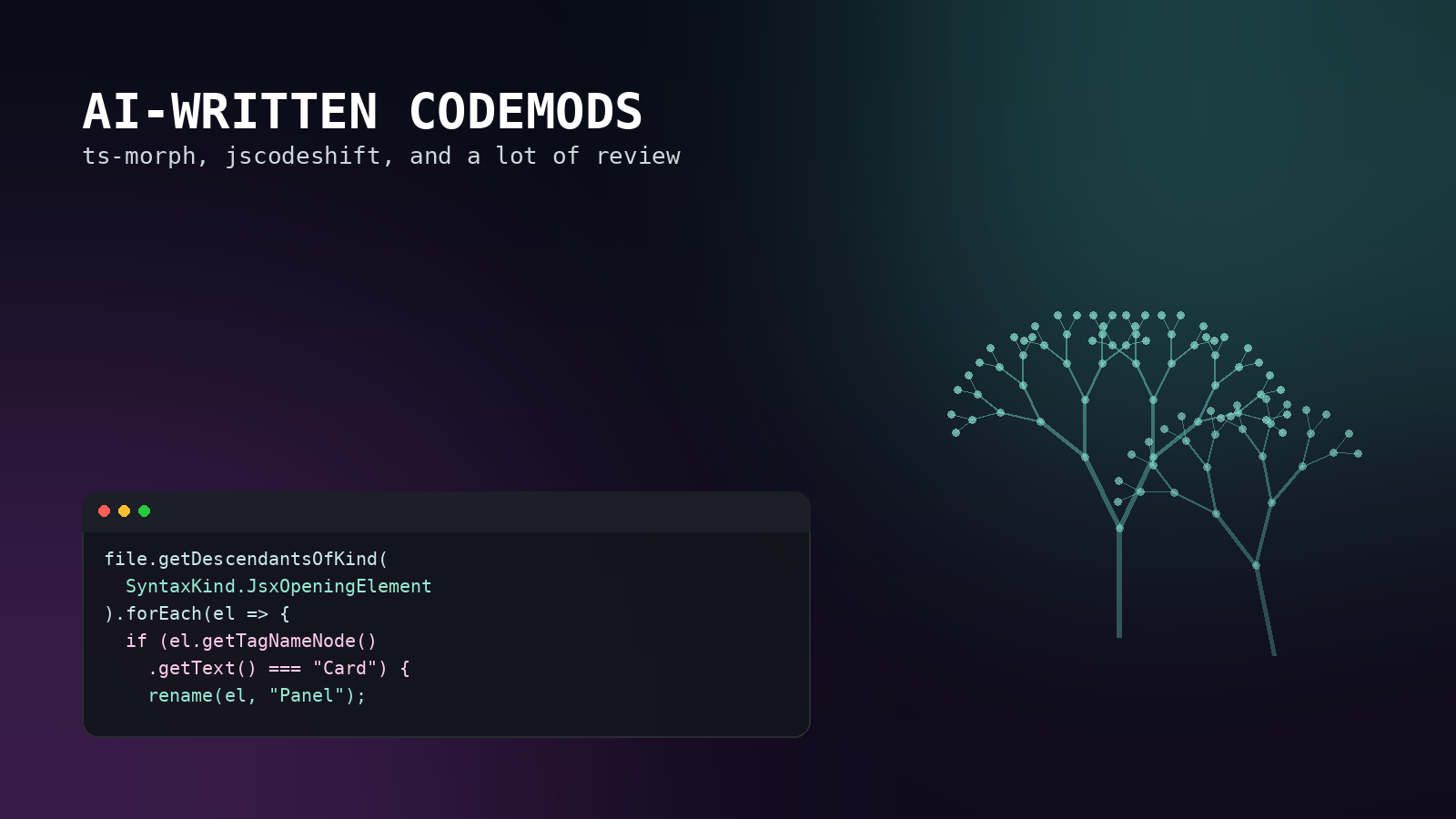 I Let an AI Write Our Codemods and It Actually Held Up