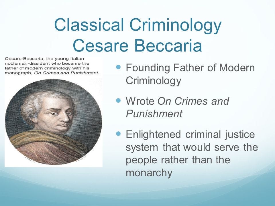 classical criminologists