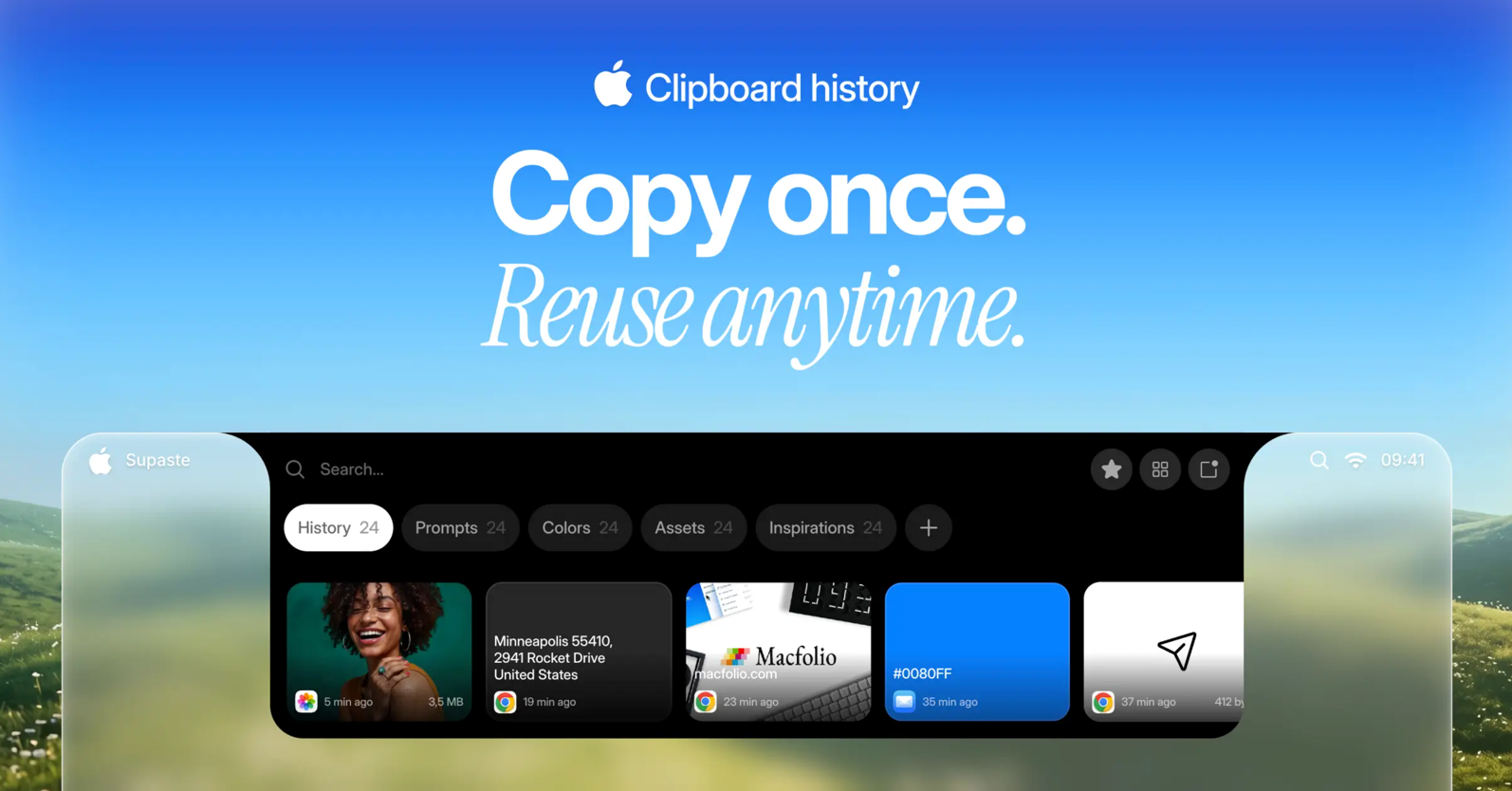 Supaste — Clipboard History Manager for Mac