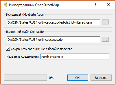 Данные openstreetmap в формате shape файлов