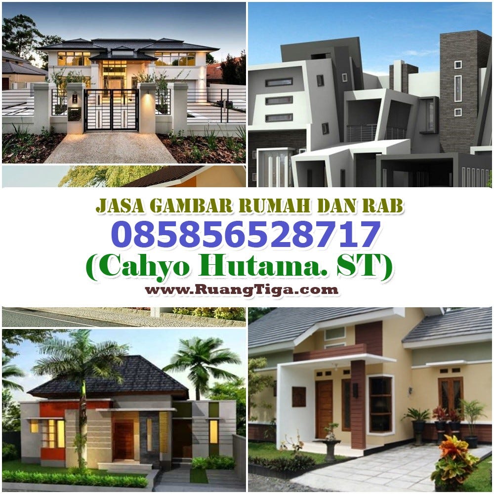 085856528717 Jasa Desain Arsitektur Rumah Perhitungan RAB