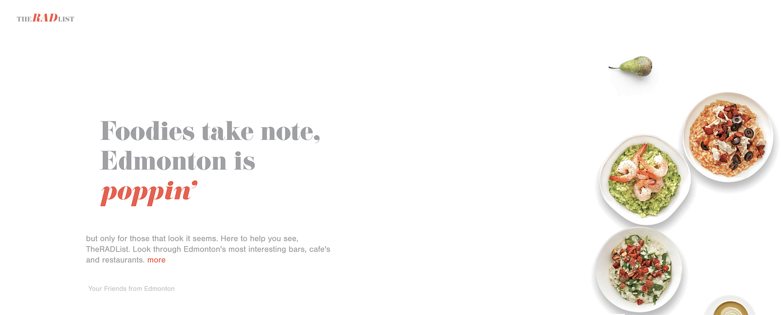 TheRadList frontpage alt text