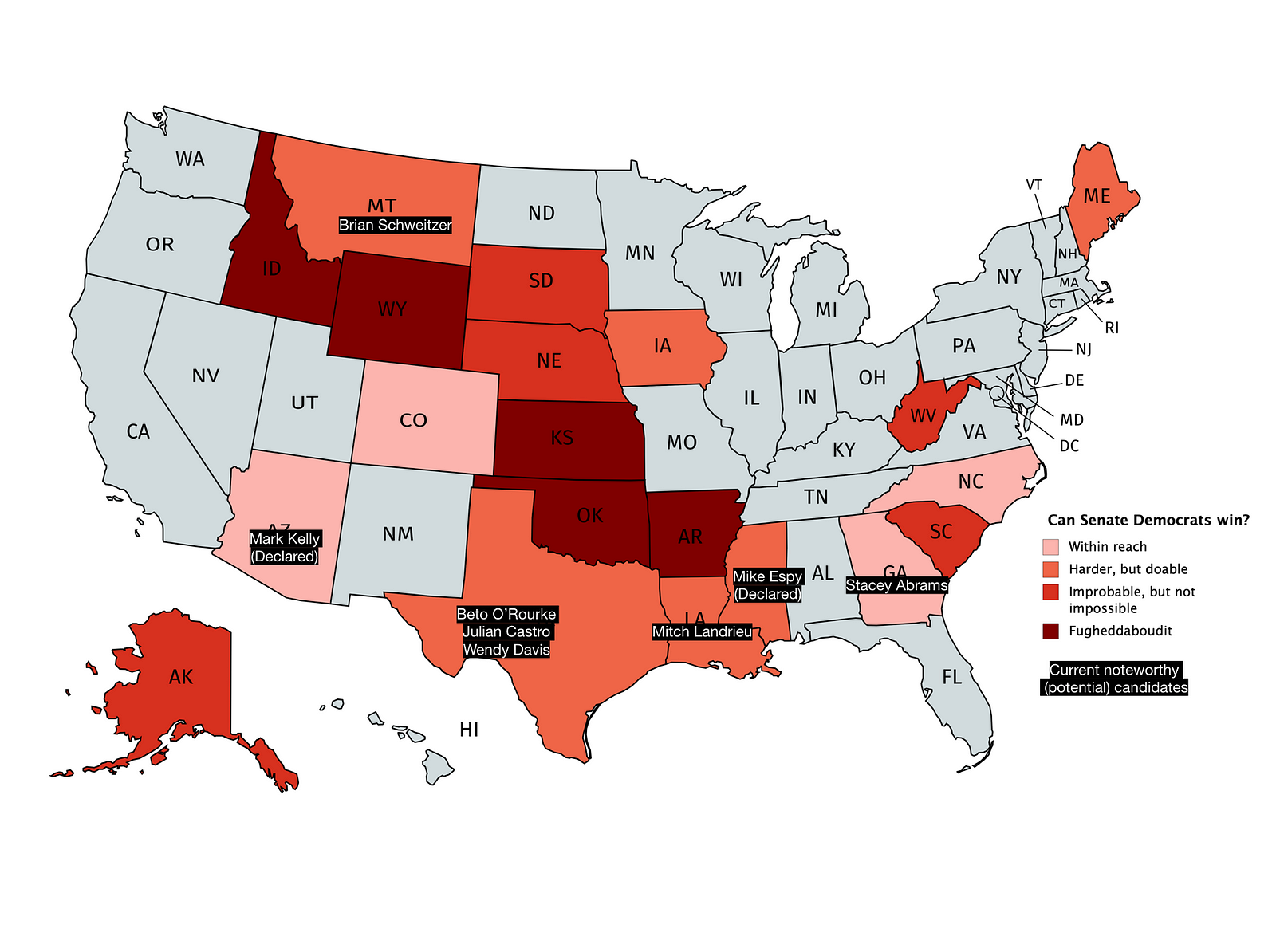 12 Senate Seats Democrats Can Flip In 2020 — If They Really Try This Time