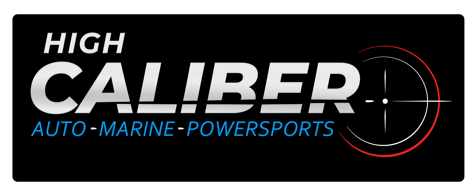 high caliber auto marine and powersports logo