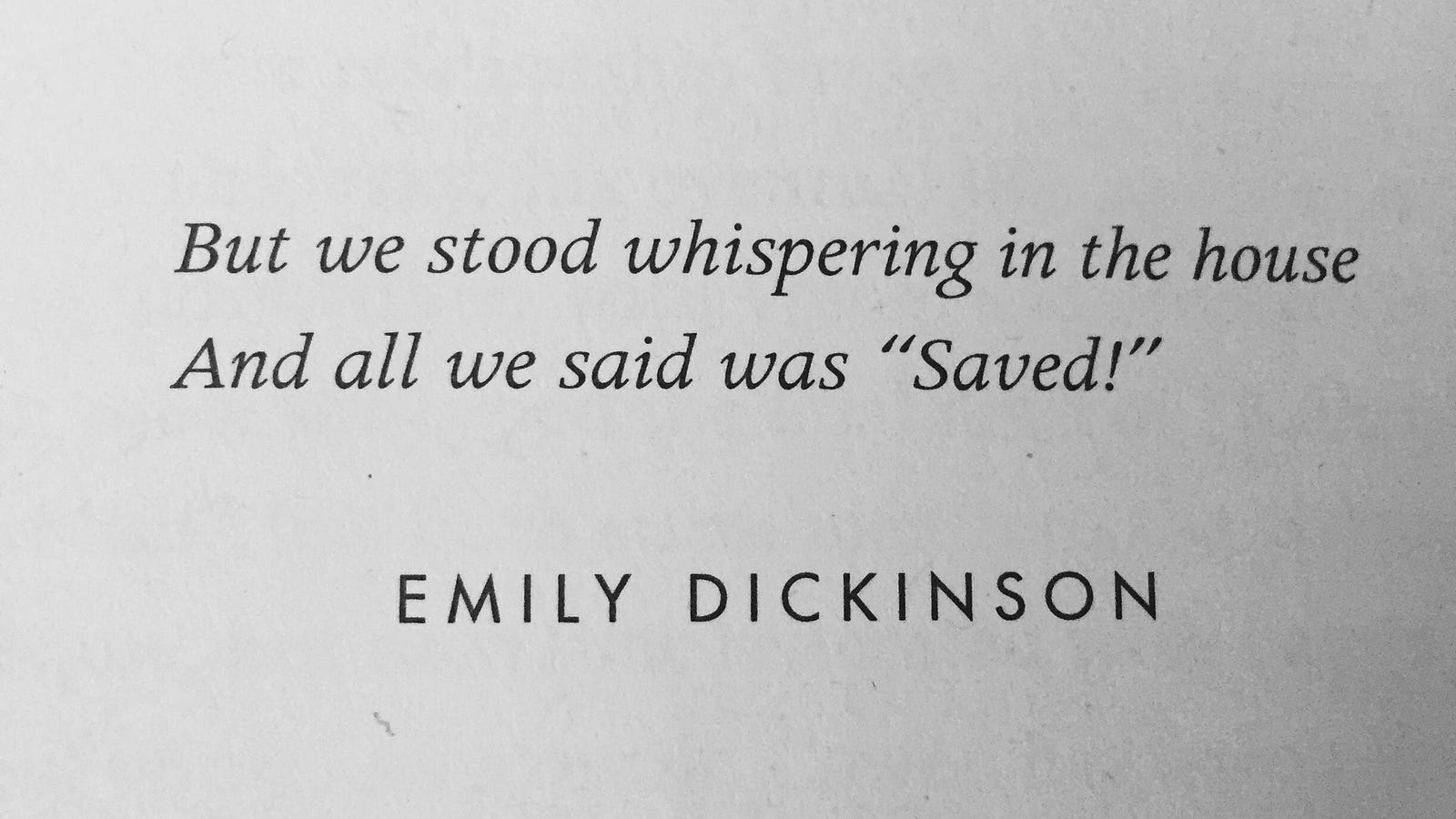 In Elise Cowen Poems & Fragments Dickinson is very much present The collections epigraph reads