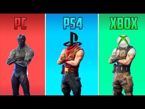 is cross platform party across ps4 xbox one nintendo possible - pc vs xbox one fortnite