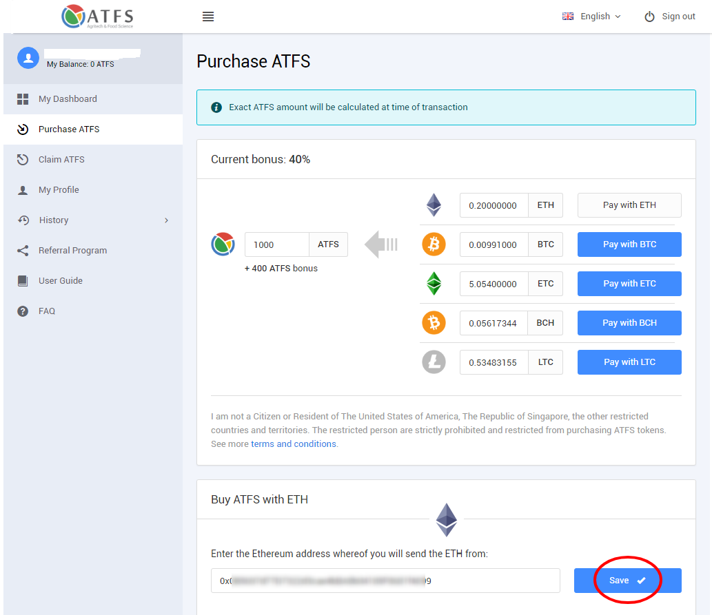 buying tokens with eth on myetherwallet