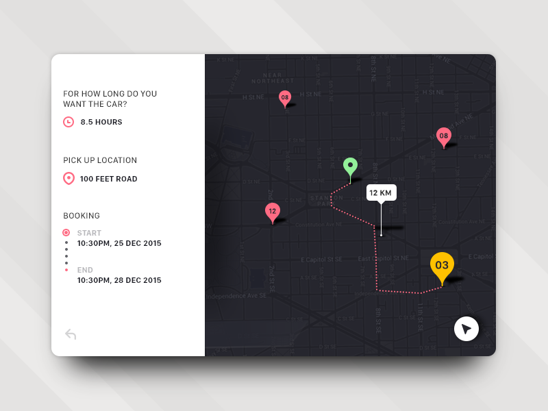 Maps in UI Design Inspiration Supply Medium