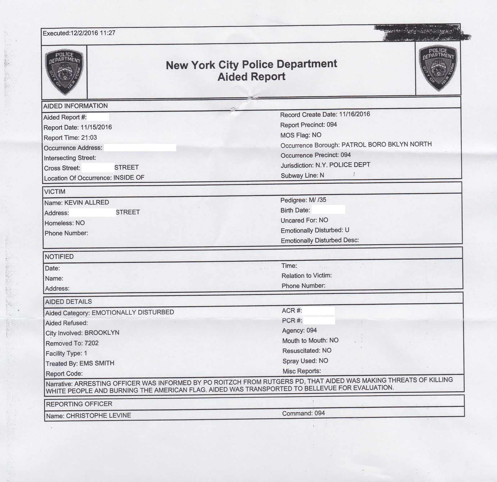 Police Reports Pt 8 Kevin Allred Medium