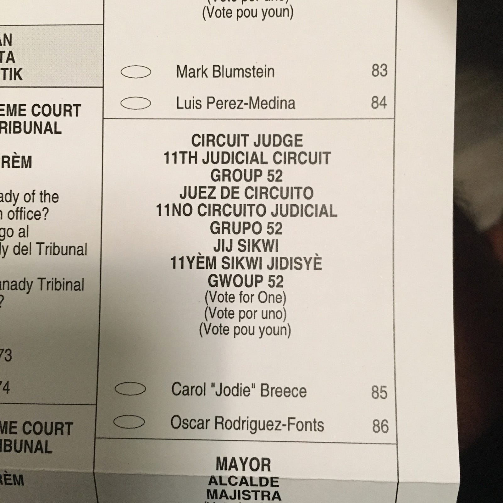 The Uninformed Voter’s Guide to the MiamiDade County Ballot