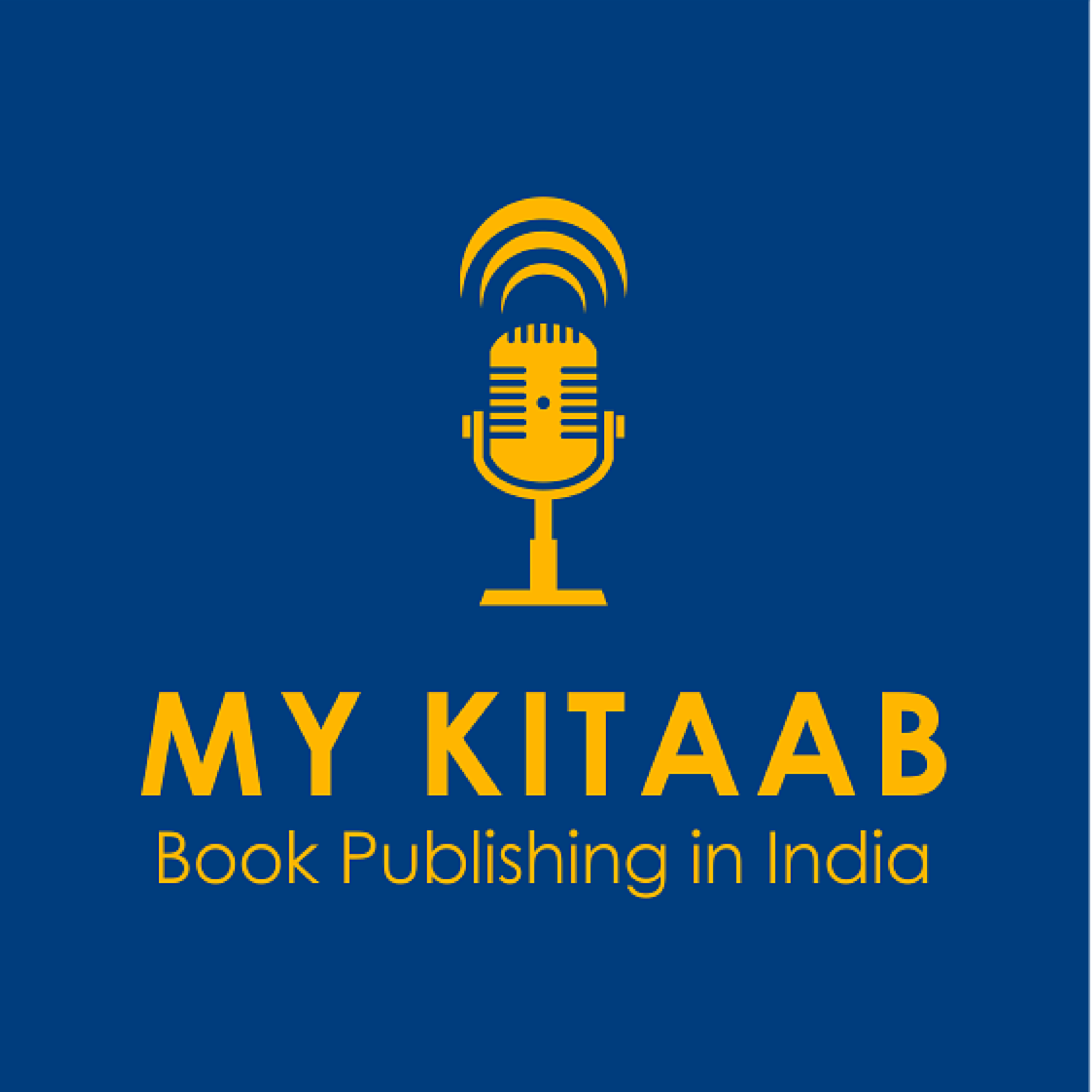 Logo for MyKitaab Podcast