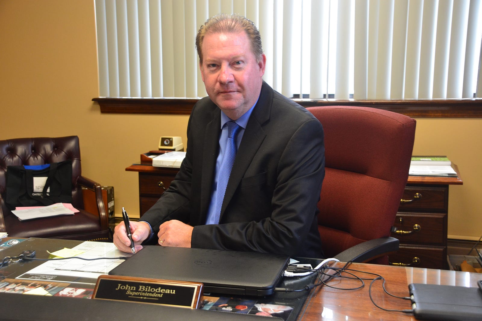 Gloucester Township Superintendent John Bilodeau keeping up with today