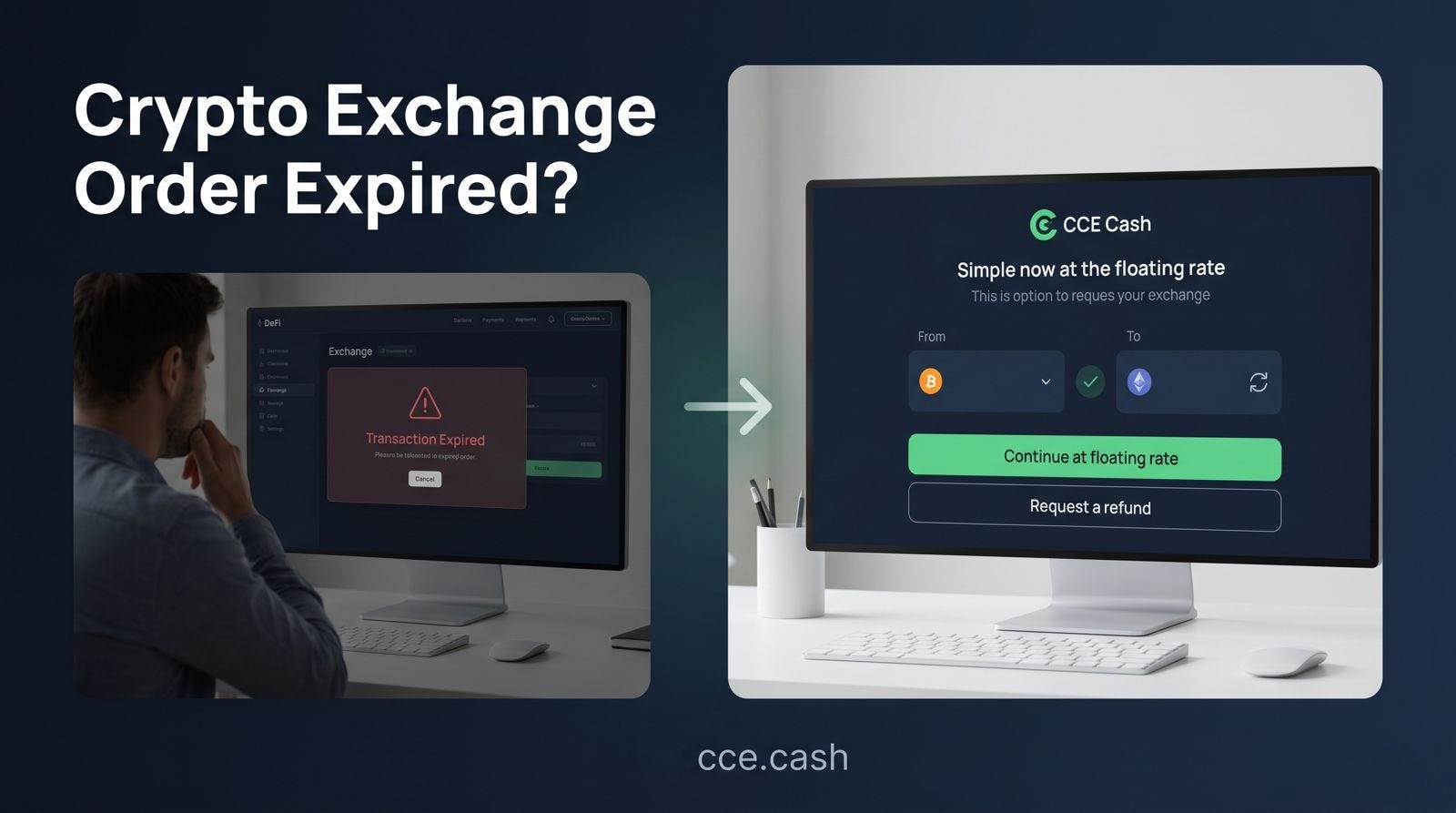 Crypto Exchange Order Expired? How CCE Cash Simplifies the Process