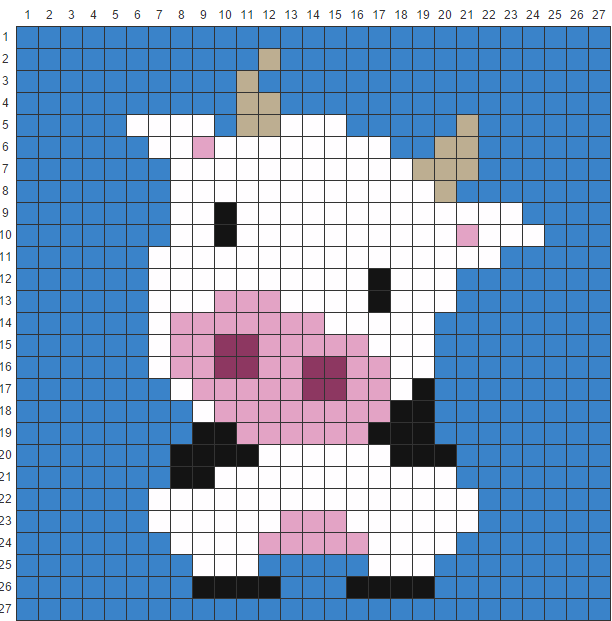 Crochet patterns and pixel art – Mercedes Bernard – Medium