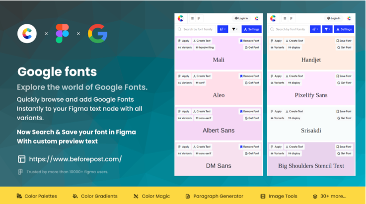 Google Fonts Pro