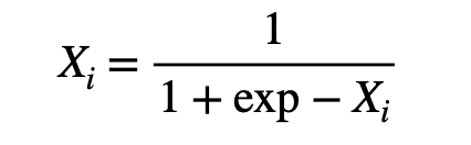 Exponential normalization Exponential normalization