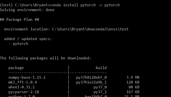 How to Install PyTorch on Windows Step by Step – Bryant Kou – Medium