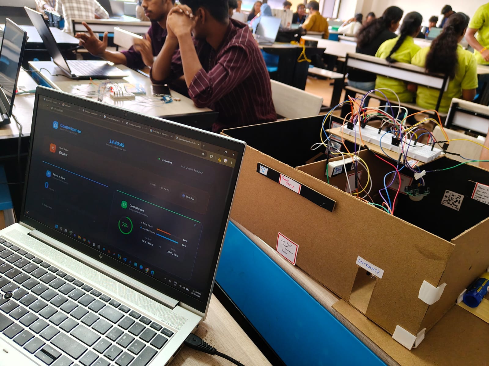 Comfort Sense: My First IoT-Based Smart Monitoring System