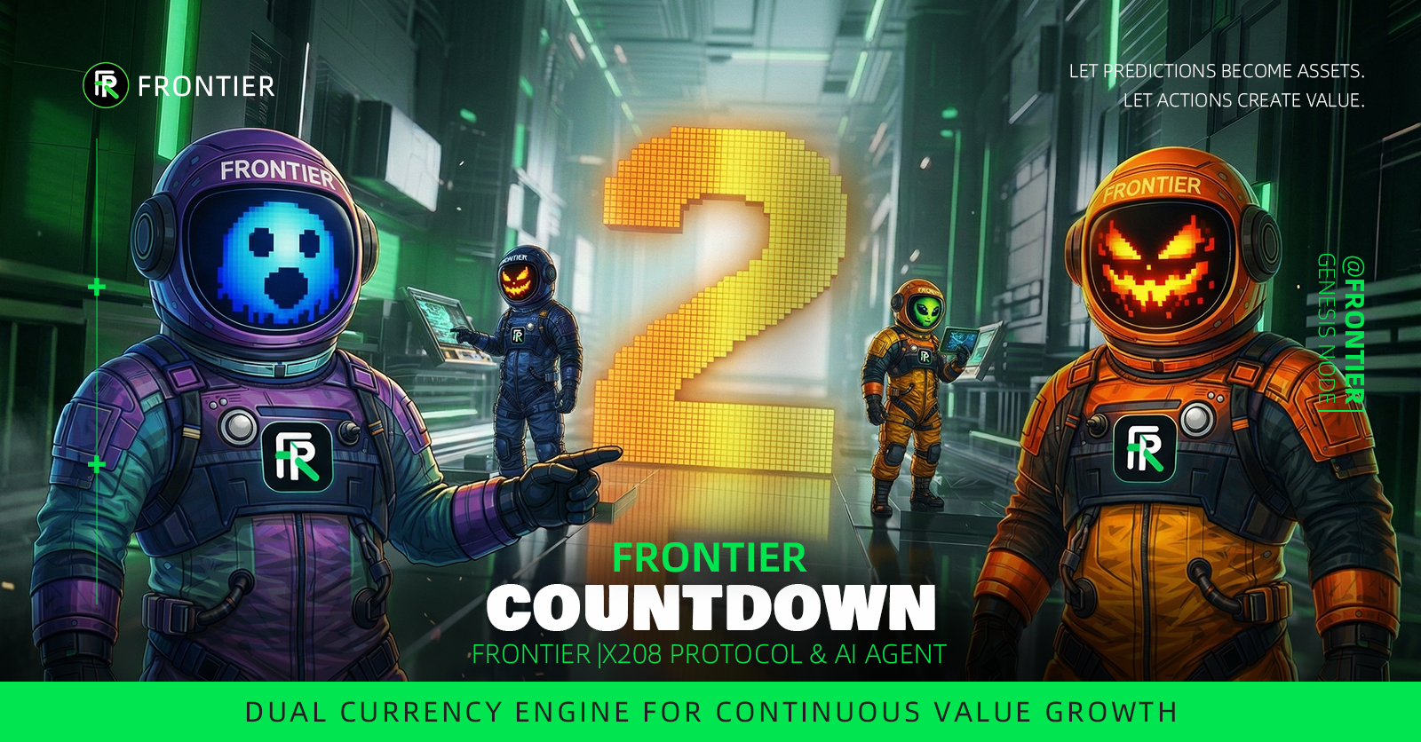  FRONTIER Genesis NFT Nodes · Mint Countdown
