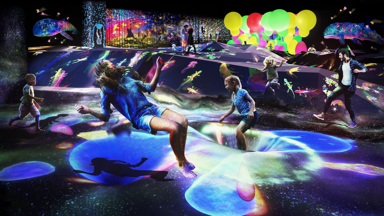 MORI Building DIGITAL ART MUSEUM EPSON teamLab BorderlessOdaiba, Tokyo