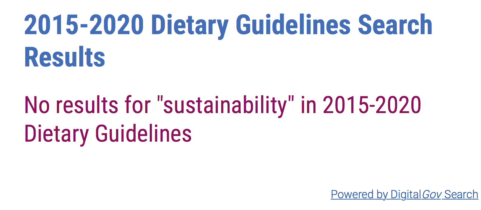 Will the “real” Dietary Guidelines please stand up?